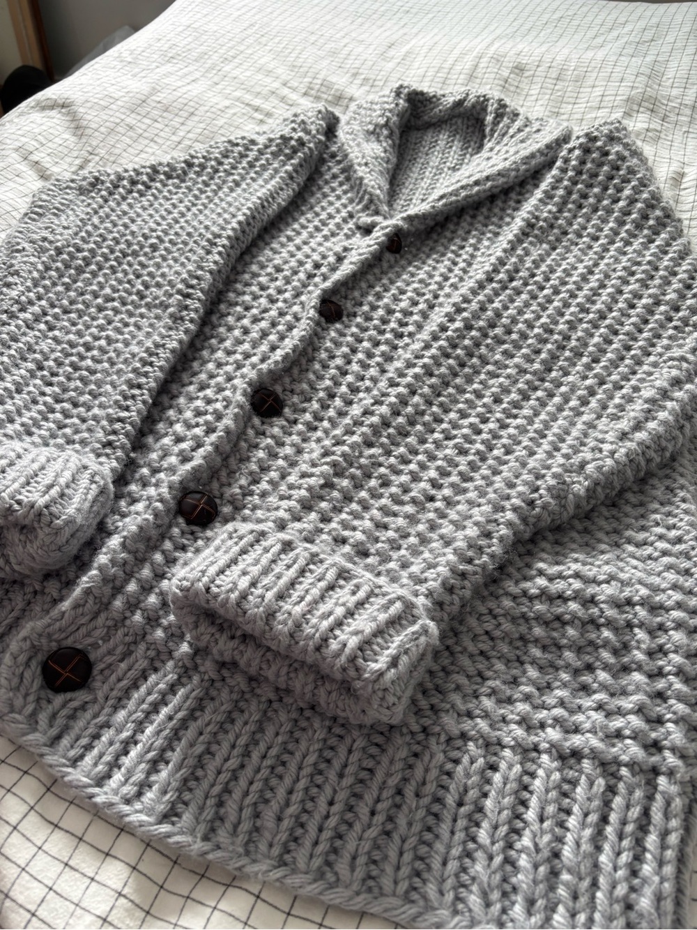 Hand Knit Cozy Cardigan